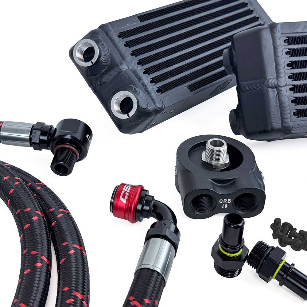 CSF Racing Dual Engine Oil Cooler Kit