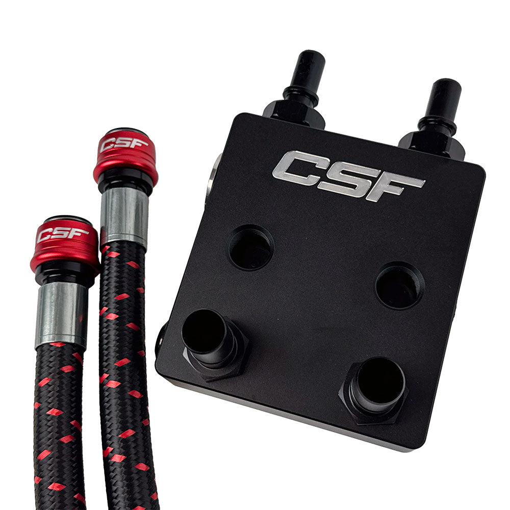 CSF Racing External Transmission Oil Cooler Kit
