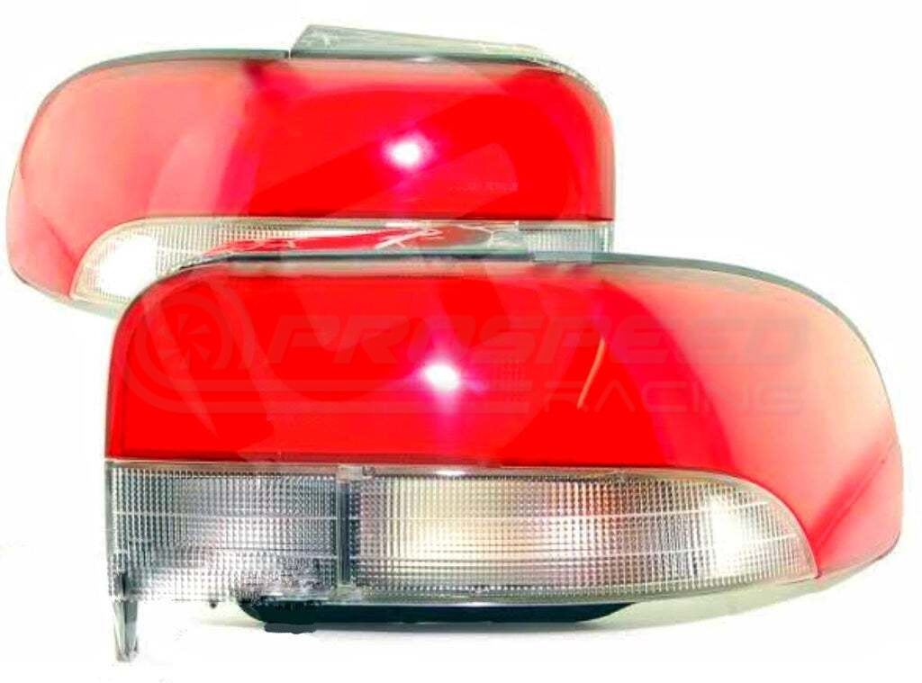 Rear Tail Lights PAIR - Red & Clear (STI MY99-00 SEDAN) 84201FA180 | 84201FA190 | Pro Speed Racing