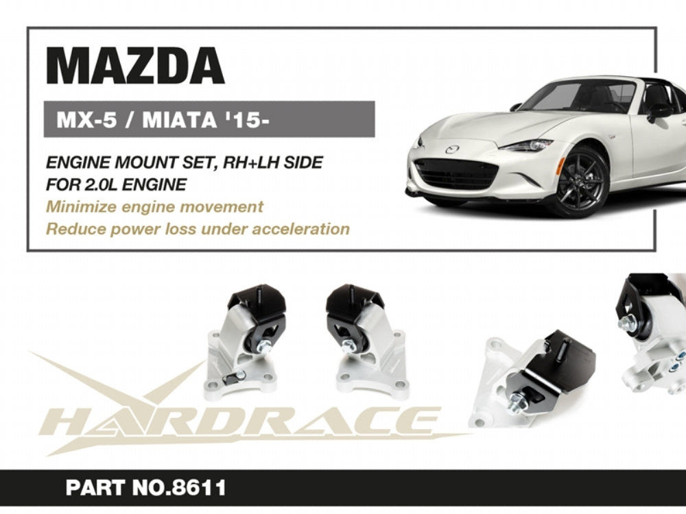 Hardrace RH + LH Side Engine Mount