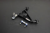 Hardrace Rear Adj Lower Control Arms V2 - Black ED Coated