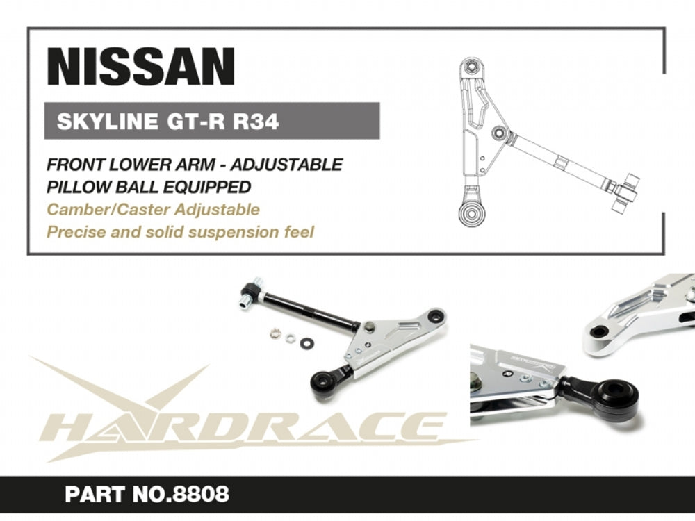 Hardrace Front Lower Control Arm - Billet