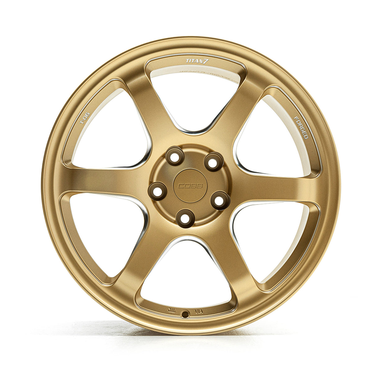 Titan7 T-D6 Cobb Edition 18" x 9.5" Cyber Gold Wheels