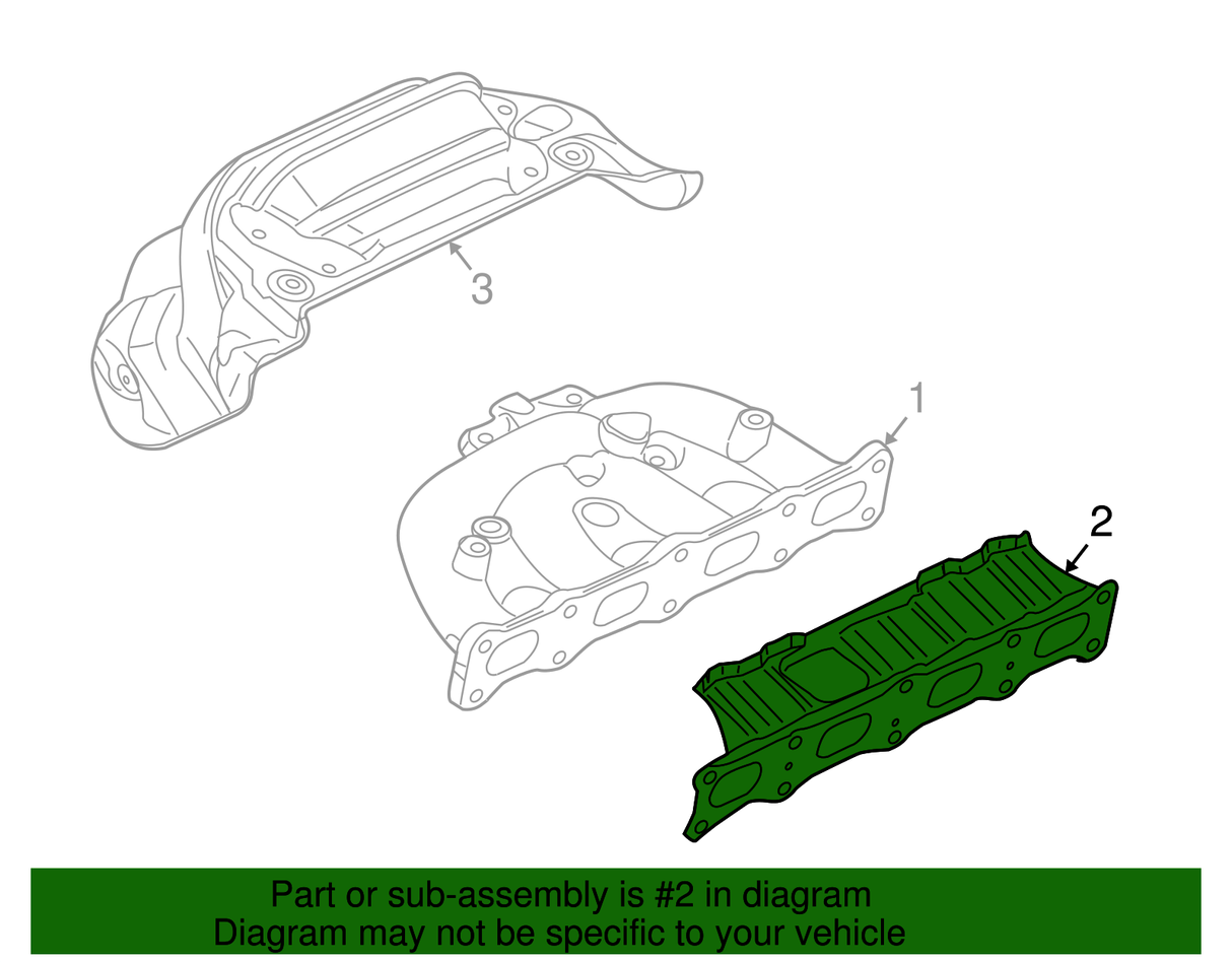 Mitsubishi Genuine Exhaust Manifold Gasket