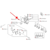 Subaru Genuine OEM Rear Brembo Brake Caliper Bolt