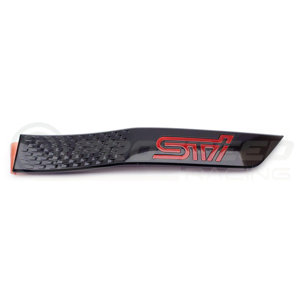 Subaru Genuine OEM STI Black Fender Badge RIGHT - Subaru WRX & STI 15-21 91123VA140 | Pro Speed 