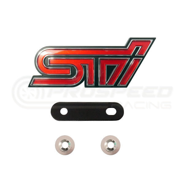 Subaru Genuine STI Front Badge - Subaru STI 08-10 93013FG010 | Pro Speed Racing
