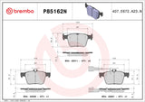 Brembo NAO Ceramic Brake Pad Set