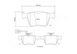 Brembo Sport HP2 Brake Pad Set