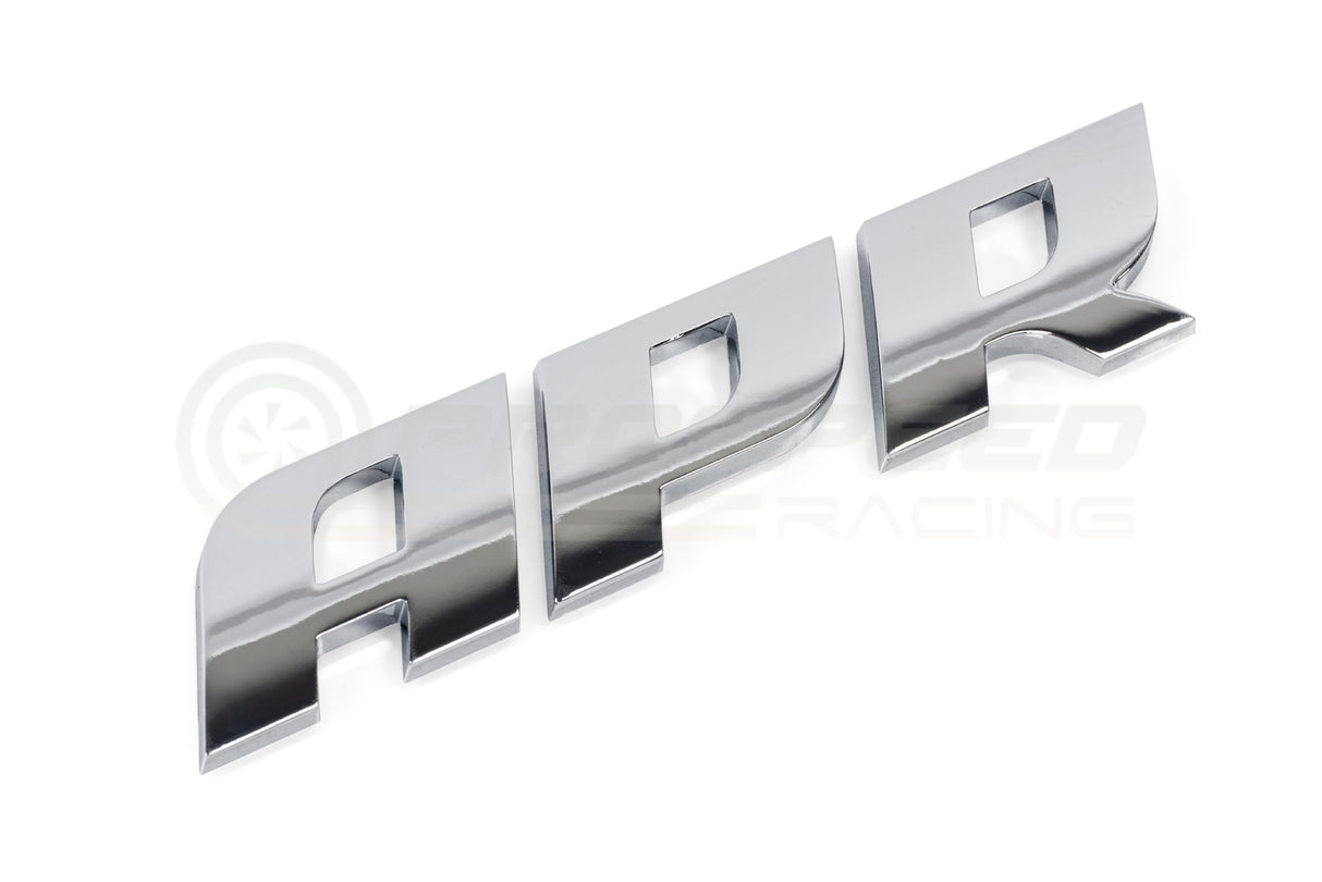 APR 3D Polished Vehicle Badge 108x22mm A1000006 | Pro Speed Racing