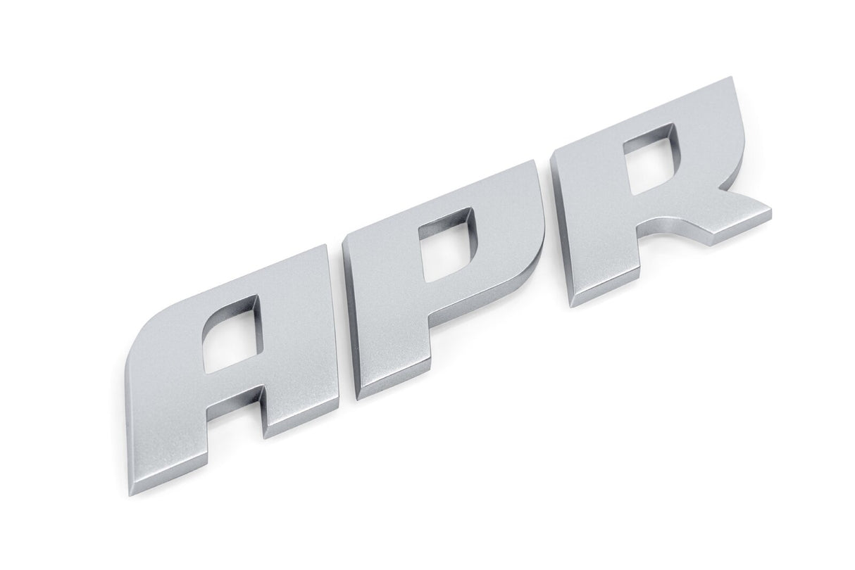 APR Badge Matte Silver A1000007 | Pro Speed Racing