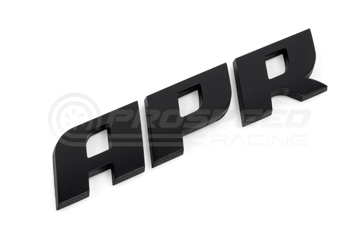 APR 3D Satin Black Vehicle Badge 108x22mm A1000008 | Pro Speed Racing