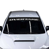 Overtake Windshield Banner