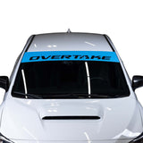 Overtake Windshield Banner