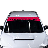 Overtake Windshield Banner