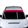 Overtake Windshield Banner
