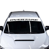 Overtake Windshield Banner