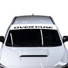 Overtake Windshield Banner