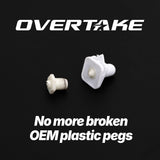 Overtake Stainless Steel Tail Light Pegs