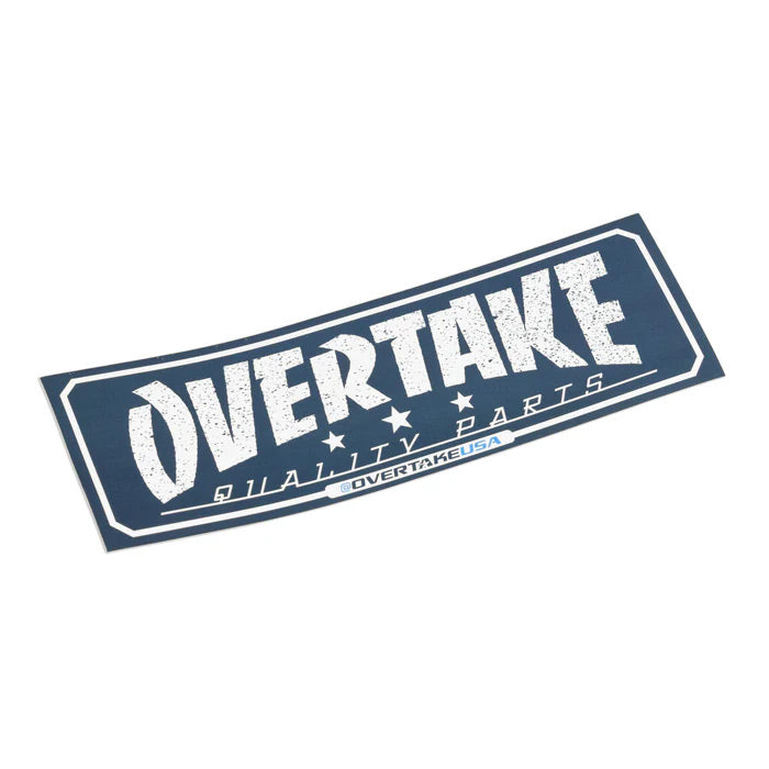 Overtake Slasher Slap Sticker - 21x7cm