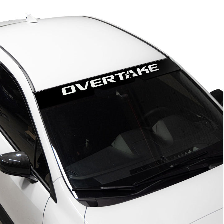 Overtake Windshield Banner