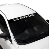 Overtake Windshield Banner