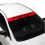 Overtake Windshield Banner