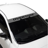 Overtake Windshield Banner