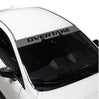 Overtake Windshield Banner