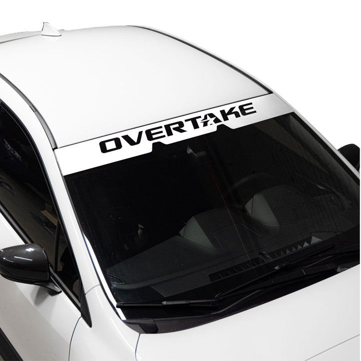 Overtake Windshield Banner