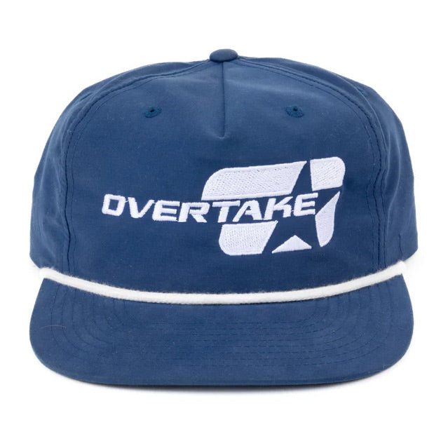 Overtake Snapback Rope Hat - Navy Blue