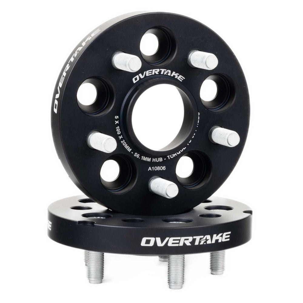 Overtake Bolt On Wheel Spacers Pair 20mm 5x100
