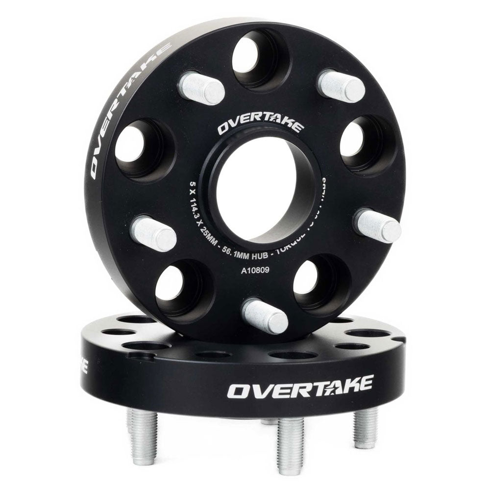 Overtake Bolt On Wheel Spacers Pair 25mm 5x114.3
