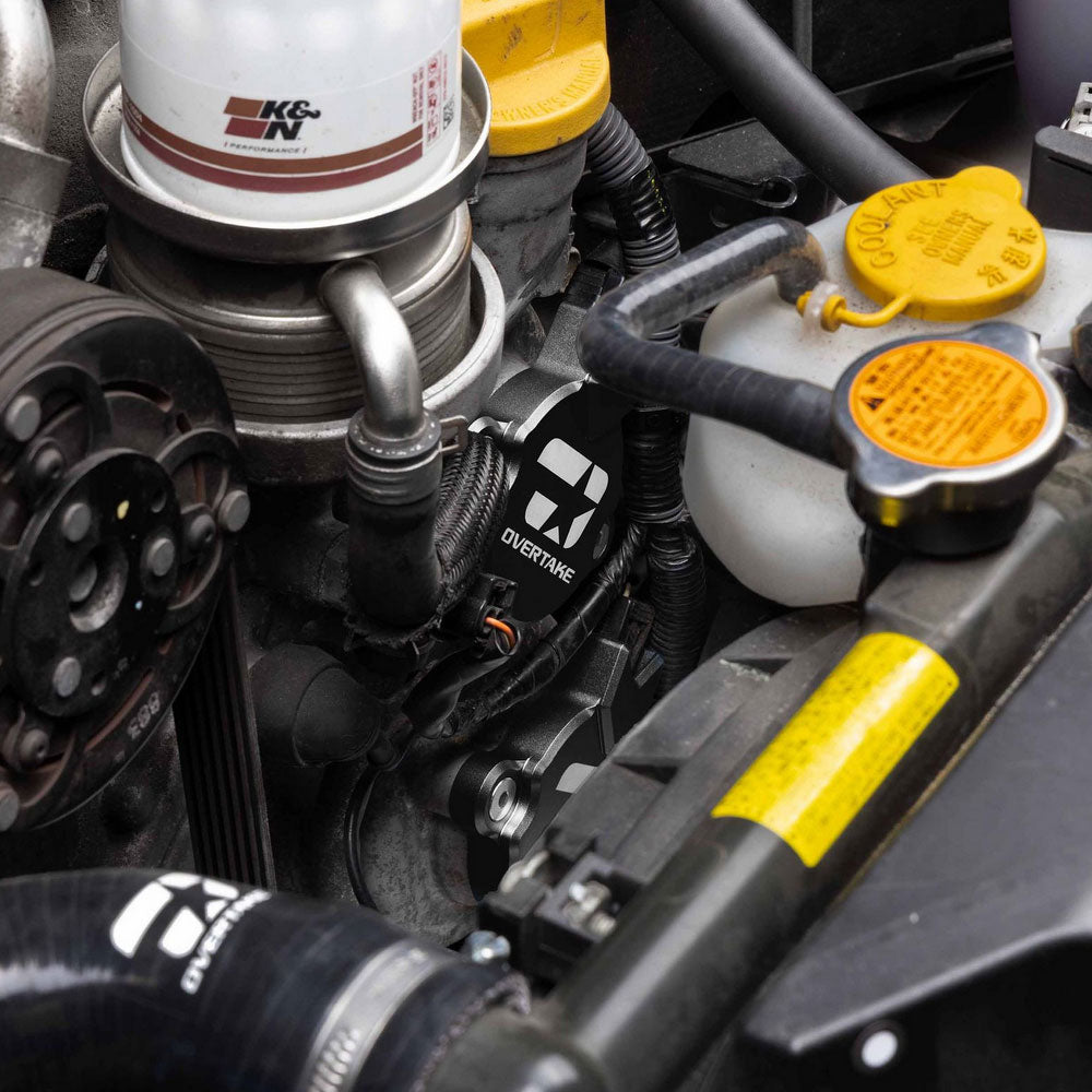 Overtake CNC Aluminium Cam Solenoid Covers - Black