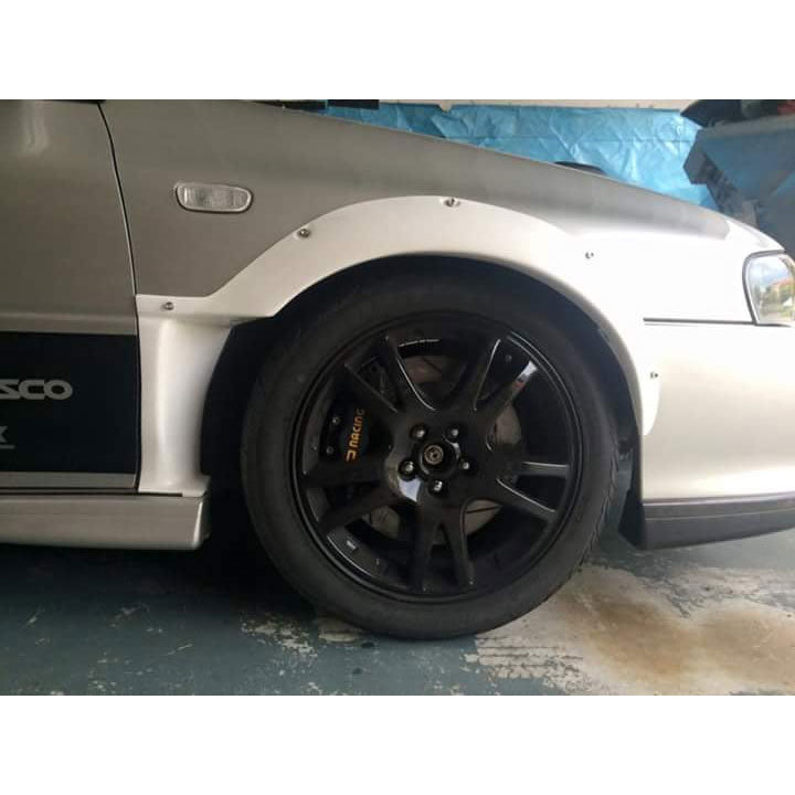 ABW Motorsport Fender Flares 6 Piece Kit w/Recessed Front Arches