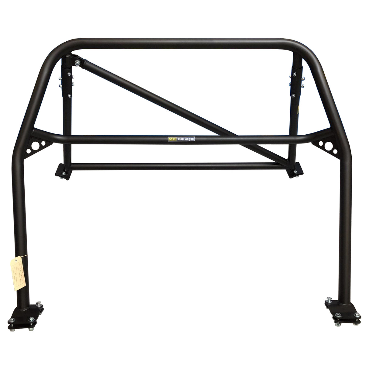 AGI 4 Point Bolt In Half Roll Cage w/Double Diagonal Brace & Double Eye Bolts