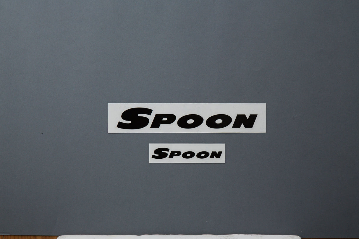 Spoon Sports Team Sticker Black Kit 100/200mm ALL-90000-B00 | Pro Speed Racing