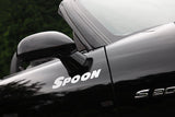 Spoon Sports Team Sticker Black 300mm ALL-90000-B01 | Pro Speed Racing