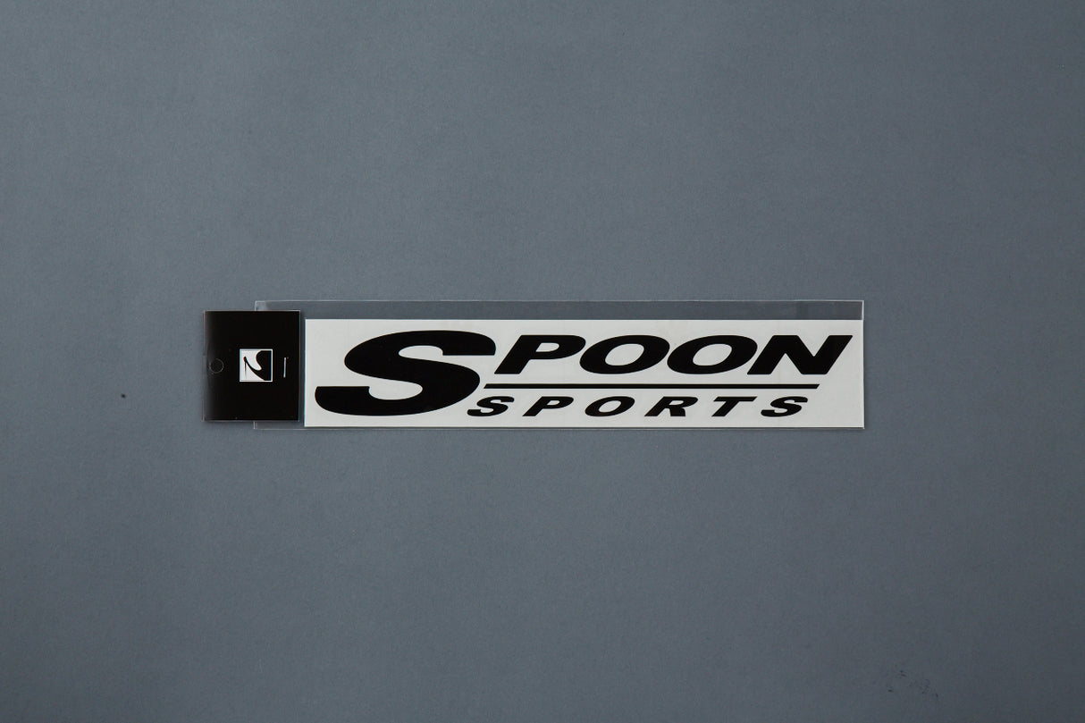 Spoon Sports Logo Sticker Black 250x40mm ALL-90000-B21 | Pro Speed Racing