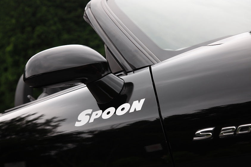 Spoon Sports Team Sticker White 300mm ALL-90000-W01 | Pro Speed Racing