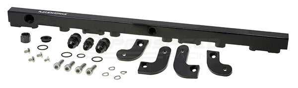Raceworks Billet Fuel Rail Black - Ford Falcon XR6 Turbo/F6 FPV FG, FGX ALY-011BK | Pro Speed Racing