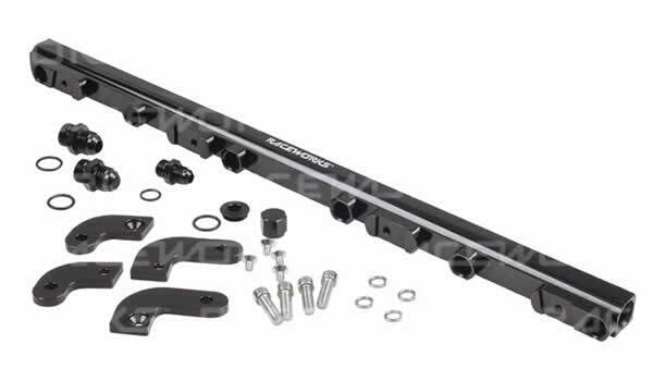 Raceworks Billet Fuel Rail Black
