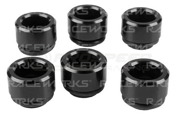 Raceworks Lower Injector Mounting Boss 6PK - Toyota Supra/Aristo/Chaser/Soarer (1JZ/2JZ) ALY-046BK