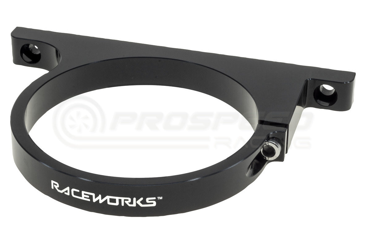 Raceworks Billet Catch Can Bracket Black - Suits ALY-133BK/ALY-134BK ALY-053BK | Pro Speed Racing