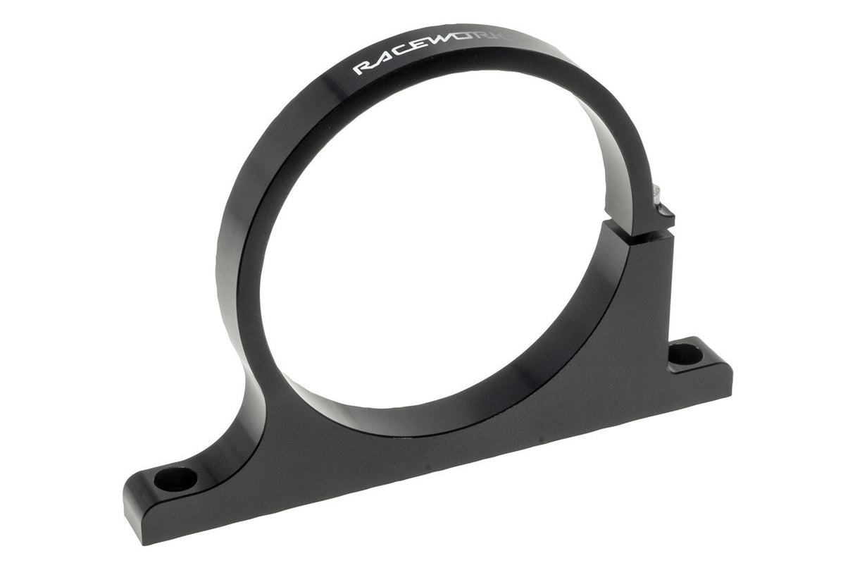 Raceworks Billet Catch Can Bracket Black - Suits ALY-133BK/ALY-134BK