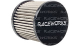 Raceworks Small AN-8 Catch Can Breather Black