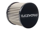 Raceworks Small AN-8 Catch Can Breather Black