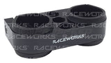 Raceworks Billet Twin External Fuel Pump Bracket Black Suit Pierburg/Walbro Pumps - Universal ALY-08