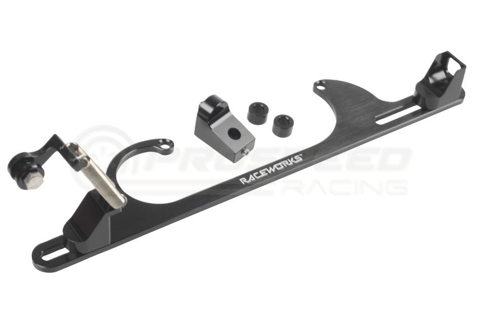 Raceworks 4150 Carby Throttle Cable Bracket ALY-118BK | Pro Speed Racing