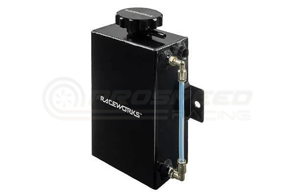 Raceworks Coolant Expansion Tank w/1.1BAR Cap Black - 1.8L  ALY-123BK | Pro Speed Racing